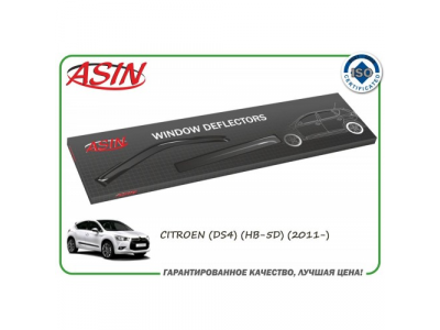 Дефлекторы окон (к-т 4шт.) (CT DS4 HB 2011-)/ASIN.DK2423 ASIN от ASIN Дефлекторы окон (к-т 4шт.) (CT DS4 HB 2011-)/ASIN.DK2423 ASIN