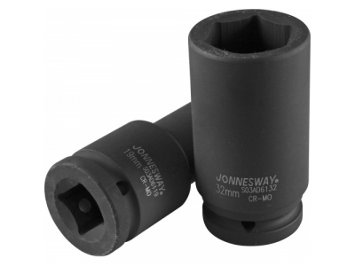 Головка торцевая ударная глубокая 3/4"DR, 32 мм, S03AD6132 JONNESWAY от JONNESWAY Головка торцевая ударная глубокая 3/4"DR, 32 мм, S03AD6132 JONNESWAY