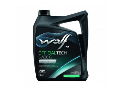 Моторное масло WOLF OFFICIALTECH 5W30 C4 5L