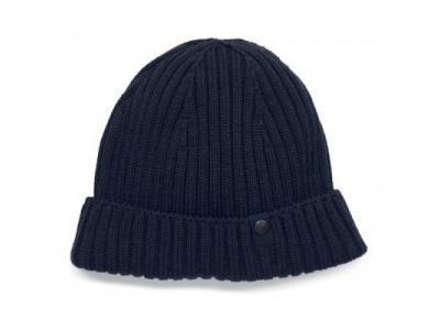 Вязаная шерстяная шапка BMW Knitted Beanie, Dark Blue от BMW Вязаная шерстяная шапка BMW Knitted Beanie, Dark Blue